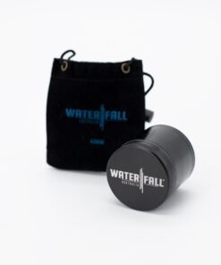 Alternative view of Waterfall 4-Piece Dry Herb Grinder with Removable Screen – Gloss (43mm)