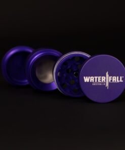 Waterfall 4-Piece Dry Herb Grinder with Removable Screen – Matte (43mm)
