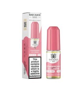 Bar Juice 5000 Strawberry Ice Cream 10ml Nic Salt E liquid