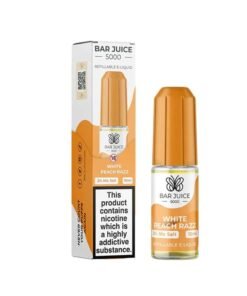 Bar Juice 5000 White Peach Razz 10ml Nic Salt E liquid