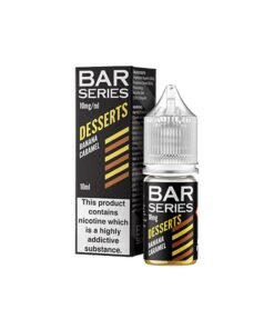 Banana Caramel Bar Series Desserts 10ml Nic Salt E-liquid