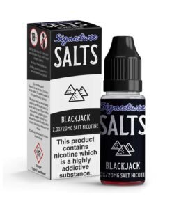 Blackjack 10ml Nicotine Salt E-Liquid by Signature Salts