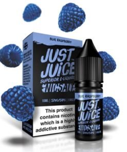 Blue Raspberry 10ml 20mg Nicotine Salt E-Liquid by Just Juice