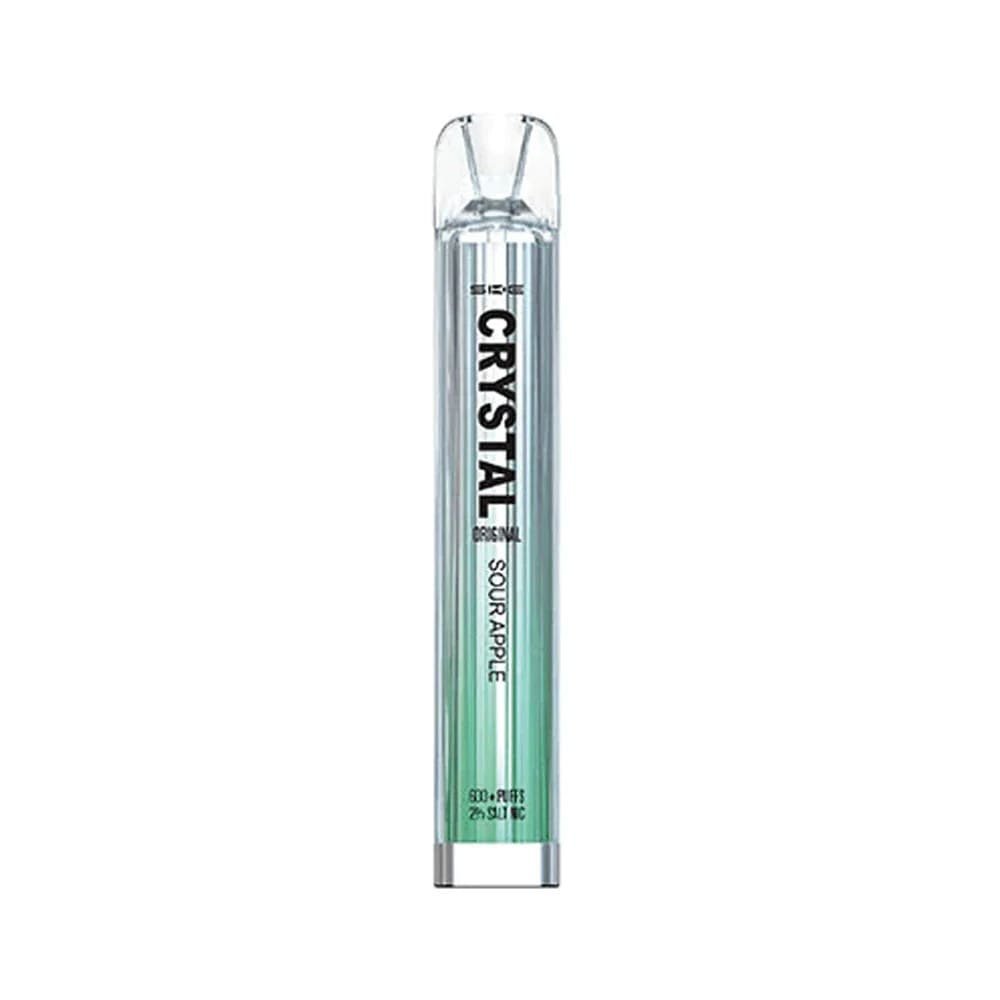 Crystal Bar 600 Puffs Sour Apple Prefilled Vape