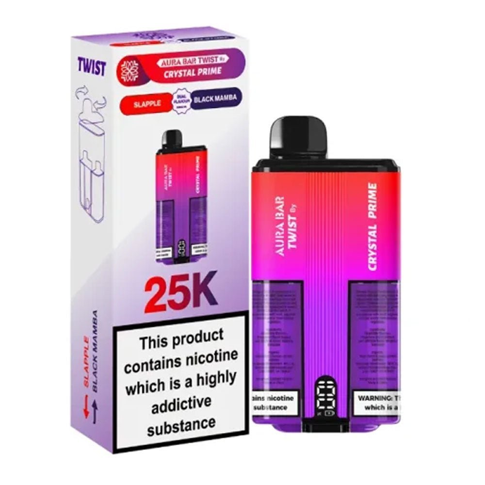 Crystal Prime Aura Bar Twist 25K Prefilled Vape - Image 13
