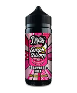 Doozy Vape Temptations Strawberry Milk 100ml Shortfill E Liquid