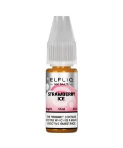 ELFLIQ Strawberry Ice 10ml Nic Salt E Liquid