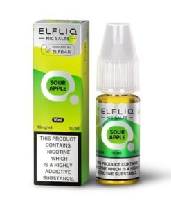 ELFLIQ Sour Apple 10ml Nic Salt E Liquid