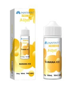 Banana Ice Hayati Pro Max 100ml Shortfill Eliquid 70/30