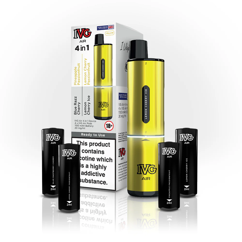 IVG AIR 4 IN 1 YELLOW STARTER KIT