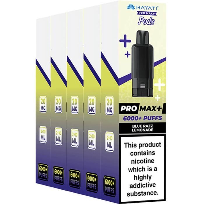 Hayati Pro Max Plus 6000 pod & refill 5-pack