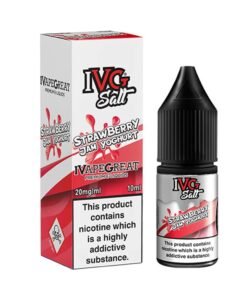 IVG 10ml Nicsalt E Liquid Strawberry Jam Yogurt