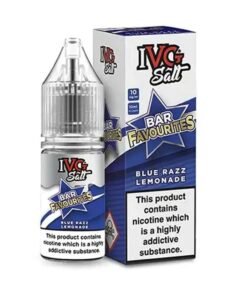 IVG Bar Favourites Blue Razz Lemonade 10ml Nic Salt E Liquid