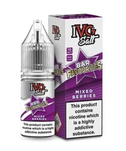 IVG Bar Favourites Mixed Berries 10ml Nic Salt E Liquid