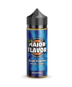 Major Flavor Blue Fusion 100ml Shortfill E Liquid