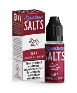 Red A 10ml Nicotine Salt E-Liquid by Signature Salts