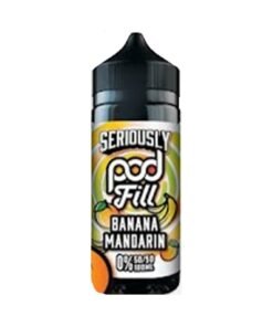 Banana Mandarin 100ml Seriously Pod Fill 50/50 Shortfill
