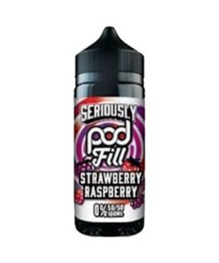 Strawberry Raspberry 100ml Seriously Pod Fill 50/50 Shortfill