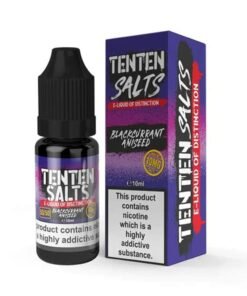 Ten Ten Blackcurrant Aniseed 10ml Nicsalt E Liquid