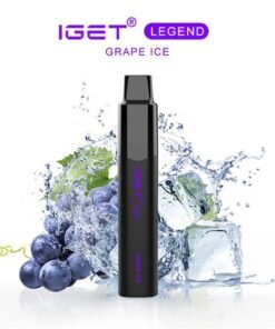 iGET LEGEND VAPE 4000 PUFF – GRAPE ICE